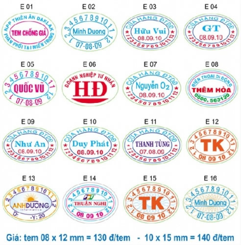 In ấn tem nh&atilde;n, Decal